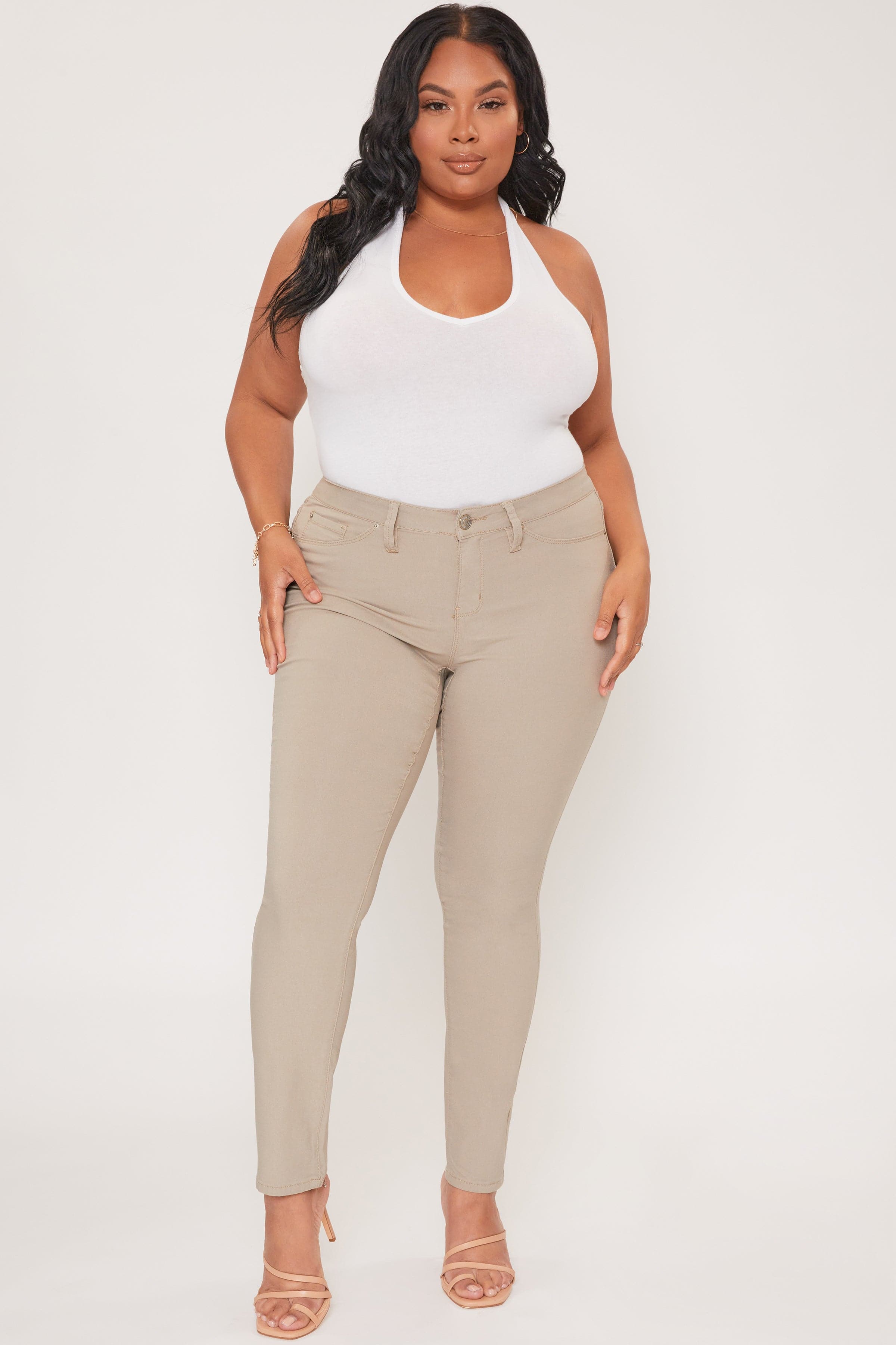 Women's Plus Hyperstretch Skinny Pants YMI JEANS